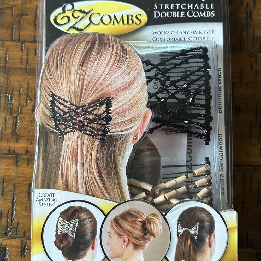 EZ Combs 2 pack- stretchable double combs